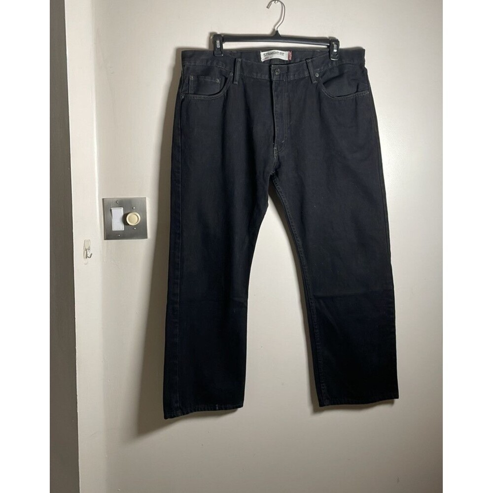 Vintage 90's Levi’s 505 men’s Black Jeans orange tab waist 40 inseam 30